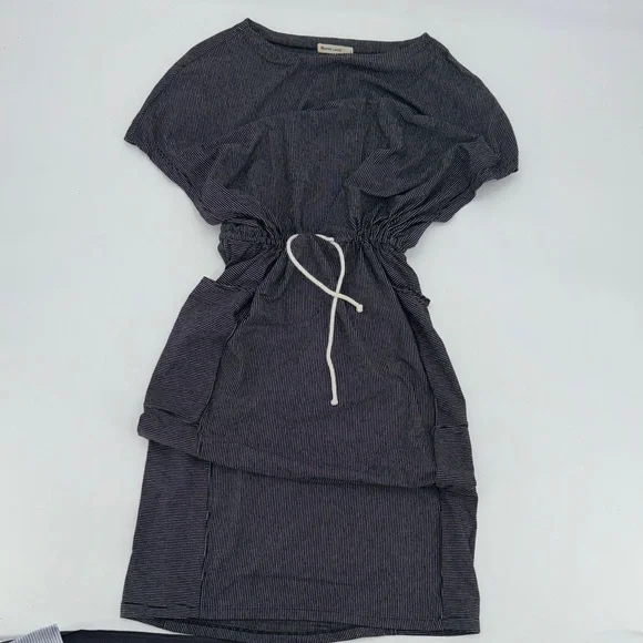 UEC Marine Layer Lola Cocoon Dress Gray Stripe Size S - Picture 2 of 10